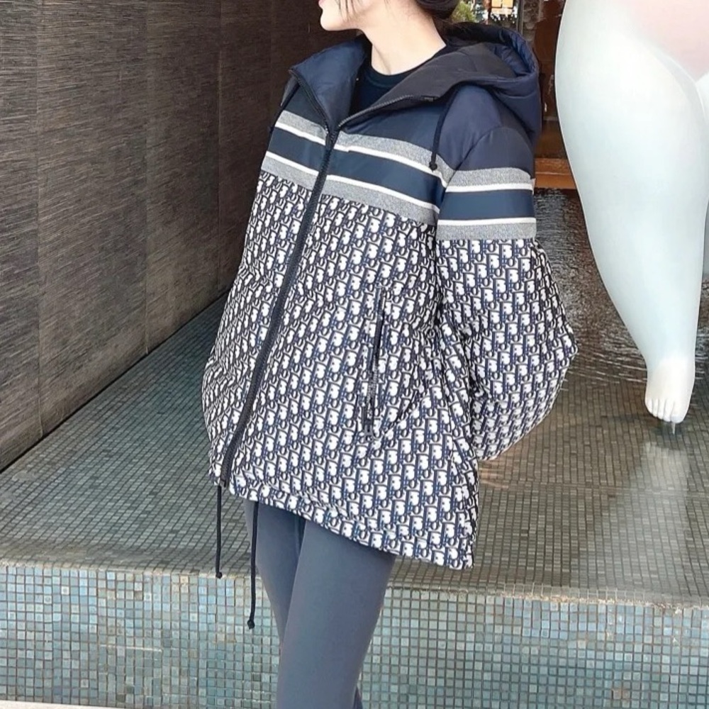 dior long puffer oversized